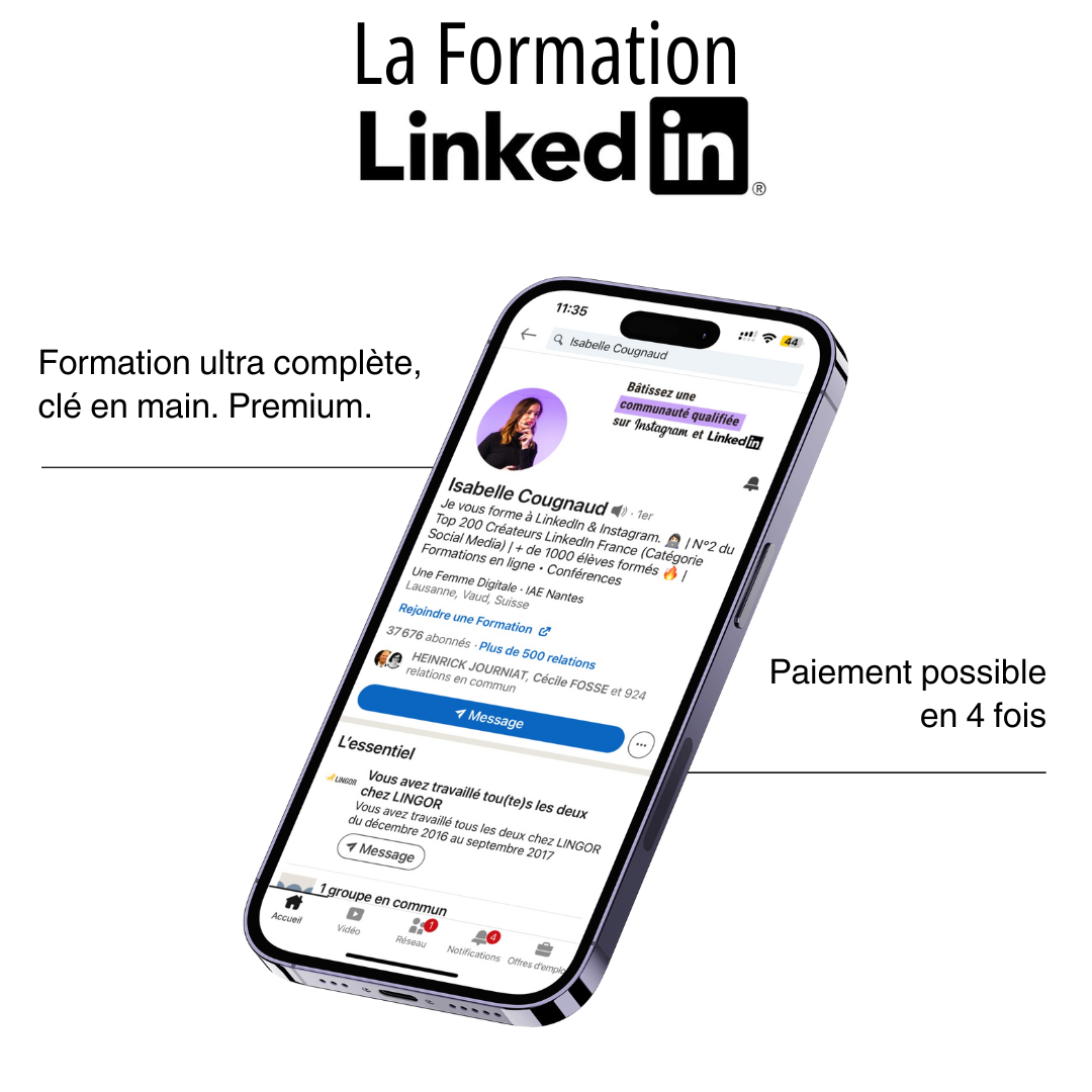 La formation Instagram