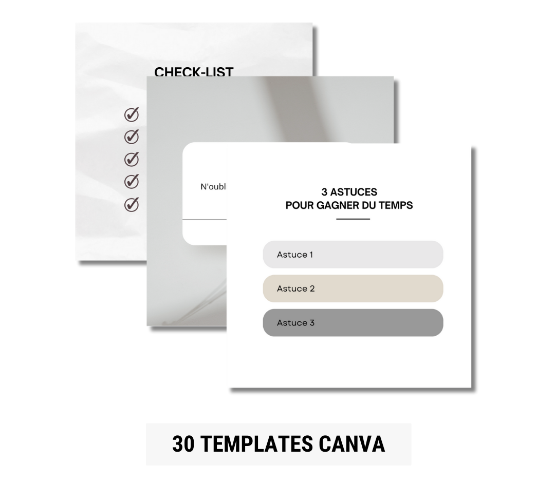 Templates CANVA Visuels Instagram